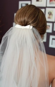 Veil with bow - colin cowie weddings